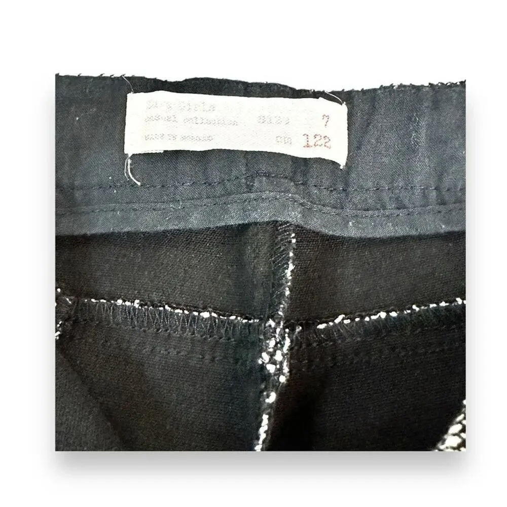Zara Girls Checkered Trousers - Size 7